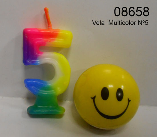 Imagen de VELA MULTICOLOR Nº5 10.25